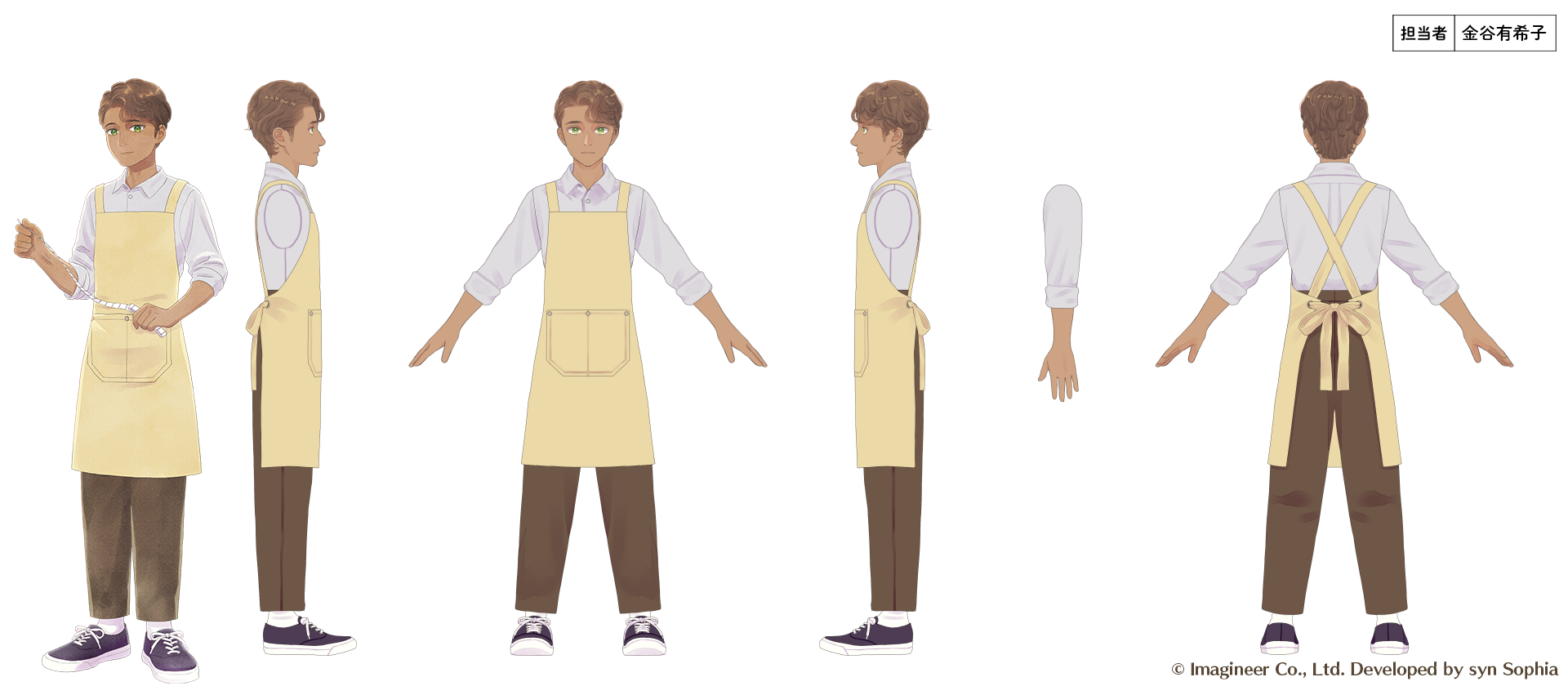 ジップの四面図